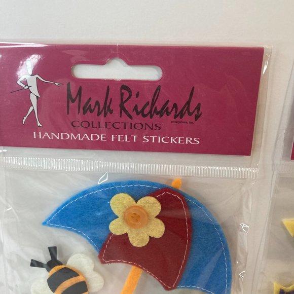 Scrapbook Embellishments Felt Stickers Beach Bee Boat Scuba Paper Crafts Cards - Picture 5 of 15